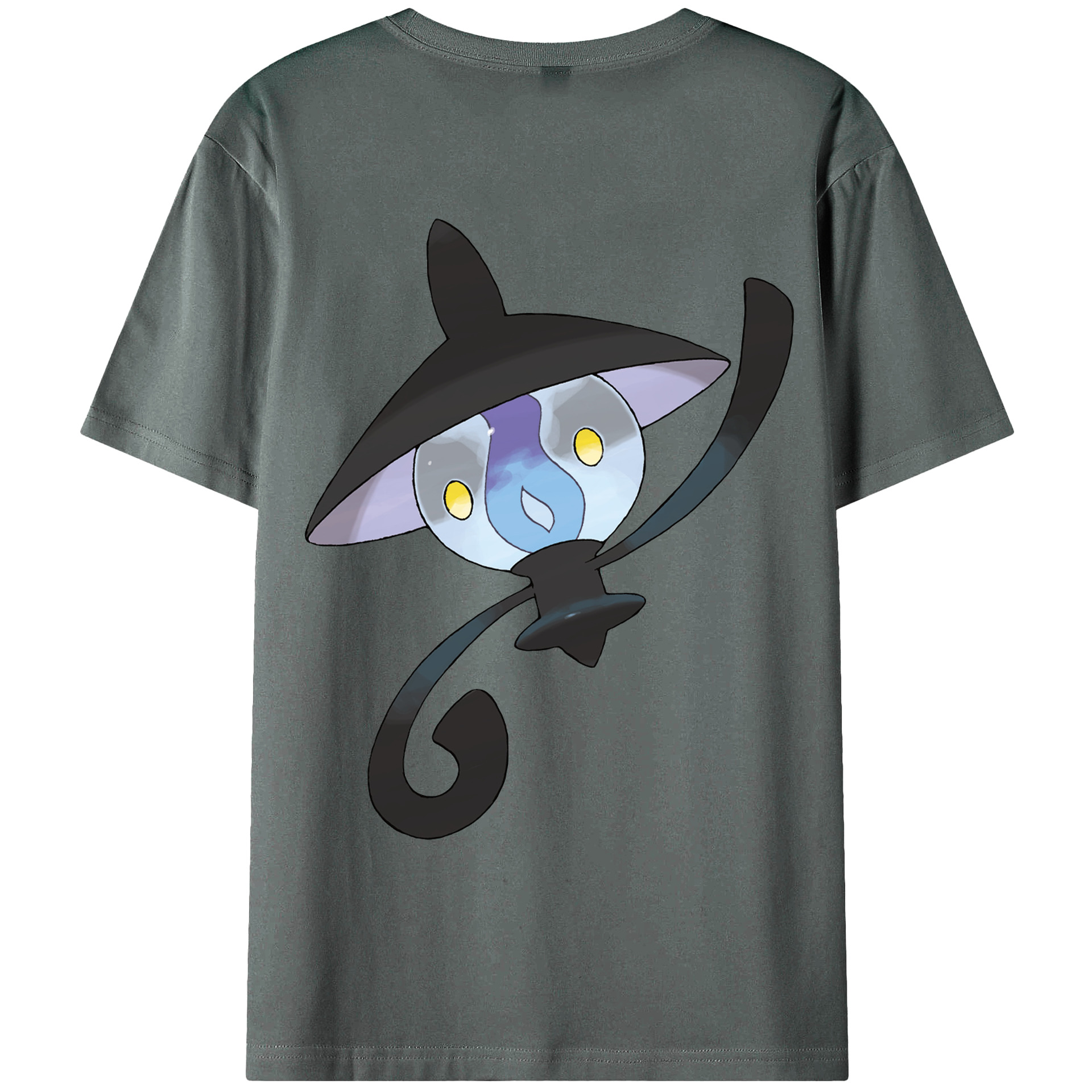 （画像用） ポケットモンスター Pokémon 綿100％ メンズ半袖Tシャツ（バックプリント） 通気性